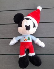 Disney Weihnachts Micky Maus Weihnachtskostüm Mickey Mouse ca. 35 cm Stofftier 