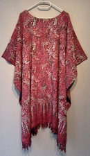 Kaftan Tunika lang BURGUND ROT