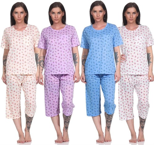 Damen pyjama hose - 3/4, &