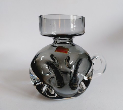 Friedrich glasvase rauchglas - friedrich,