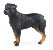 Rottweiler Dog Animal Toy PVC