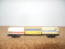 Spur N Lima Flachwagen mit 3 Containers der DB