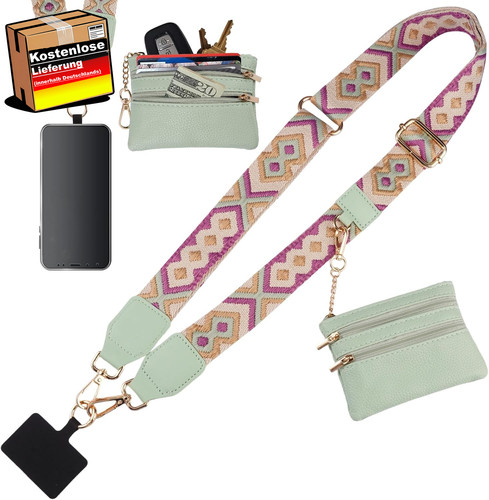 Handykette mit tasche - mit,