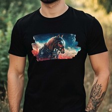 T-Shirt Herren Pferd als