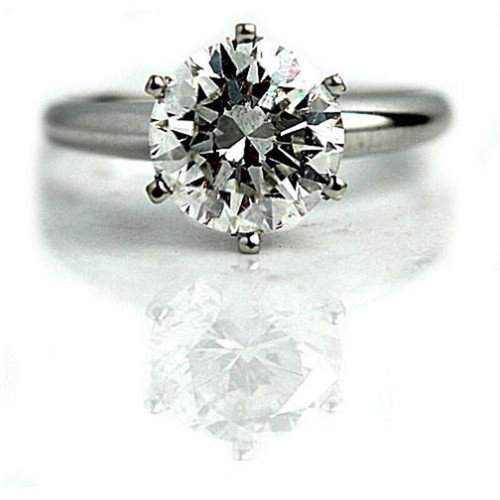 Rund schliff diamantring 28 - schliff,