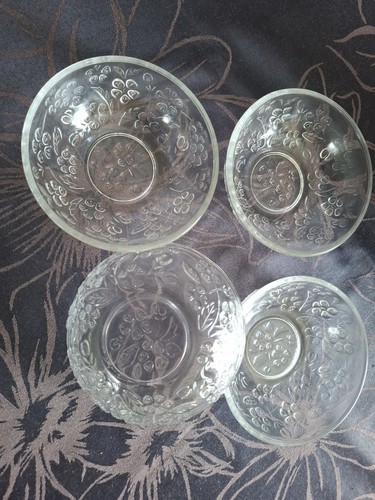 Kompott schalen ddr - glas, 4