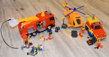 Feuerwehrmann Sam Set - Heli Wallaby 2 - Feuerwehr Jupiter - Einsatzwagen Venus