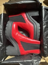 Hugo Boss Stiefel Gr 37 Rot