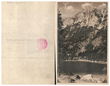 HINTERSEE Hotel GAMSBOCK Antike Ansichtskarte selten alt ungelaufen historische 