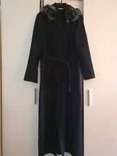 Damen Mantel Wintermantel Modanisa Kapuze Abaya Hijab Miss Cazibe schwarz 44