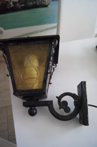 Alte laterne wandleuchte lampe - alte,