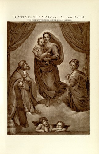 Sixtinische madonna gesamtbild - sixtinische,