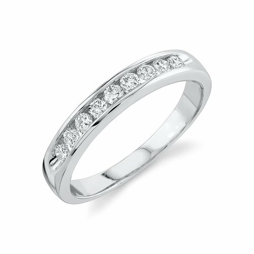 Herren 14k weißgold diamant - 14k,