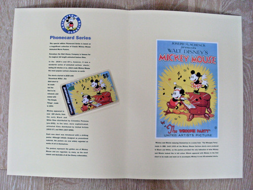 Telefonkarte disney micky - telefonkarte,,