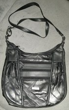 Handtasche, schwarz, Kunstleder, Felix