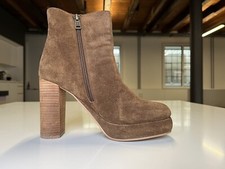 SEE BY CHLOÉ Stiefeletten Pumps NEU Leder Pumps braun 39 NP 450€ - 034