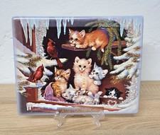 Jürgen Scholz Wandbild Wandteller "Winter Wonderland" Porzellan Selten Sammler