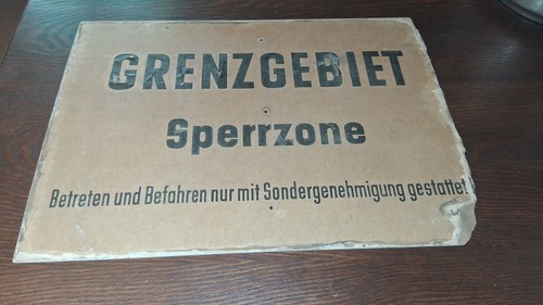 Ddr grenzgebiet sperrzone - grenzgebiet,