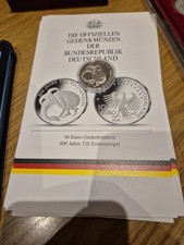 10 Euro Deutschland 2011 500