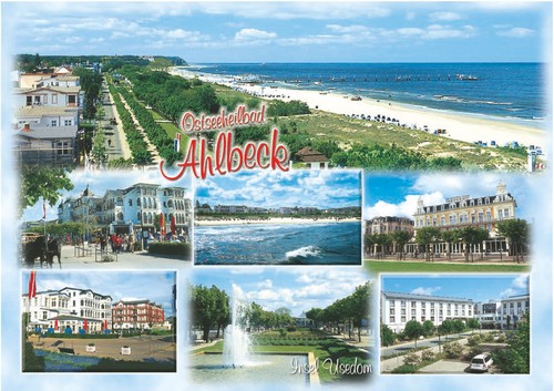Ahlbeck postkarten - ahlbeck,