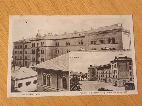 Postkarte offenbach kaserne - postkarte,