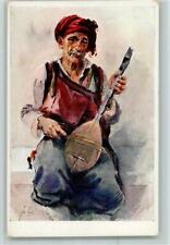 10098450 - Dubrovnik Gusla-Spieler sign. J.Lalich Dubrovnik / Ragusa