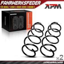 2x Federn Fahrwerksfeder Vorne