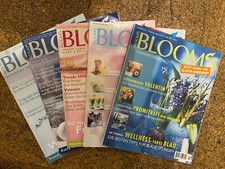 5 X Blooms Deko Zeitschrift Floristik  5 Magazine  Frühling und Winter wie neu