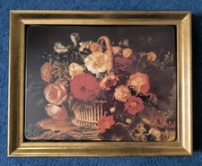 J. L. Jensen Keramik Bild Nr. 810 "Stilleben mit Weidenkorb" Bradex