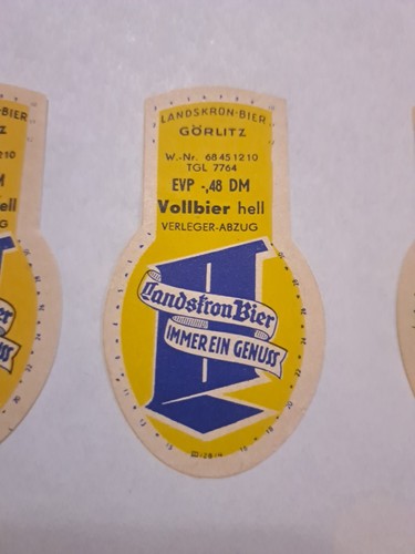 Bieretikett landskron - ☆☆bieretikett,