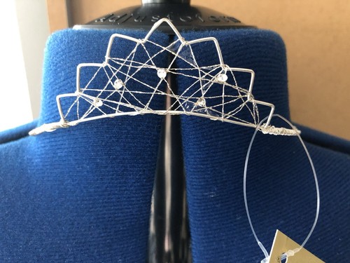 Diadem silber hochzeit - diadem,