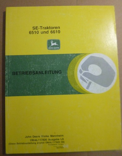 John deere traktor - 6510se, +