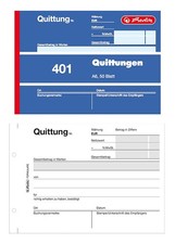 Herlitz Formularbuch "Quittung