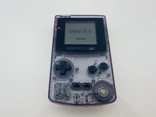 Nintendo Gameboy Color Transparent Lila Handheld Spielkonsole Getestet Gereinigt
