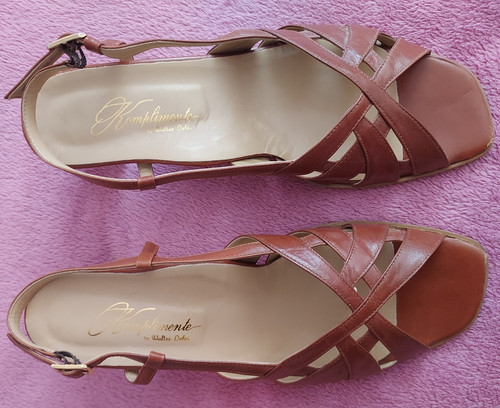 Damen sandaletten leder 41 - leder, gr.