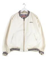 Redskins 80s Vintage College Jeans Jacke Beige S Herren