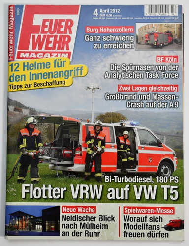 Feuerwehr magazin april 2012 - feuerwehr-magazin,