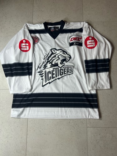 Nürnberg ice tigers game - ice, worn