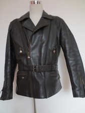 TOP Biker Jacke HIGHWAY 1 Motorradjacke Lederjacke LOUIS 58 Echtleder schwarz/Ni