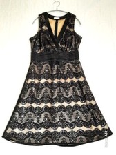 Orsay Damen Kleid Cocktailkleid Sommerkleid Gr. 38 schwarz Elegant