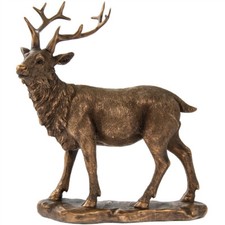 Bronzierter Hirsch Ornament