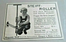 Alte Reklame Werbung Steif