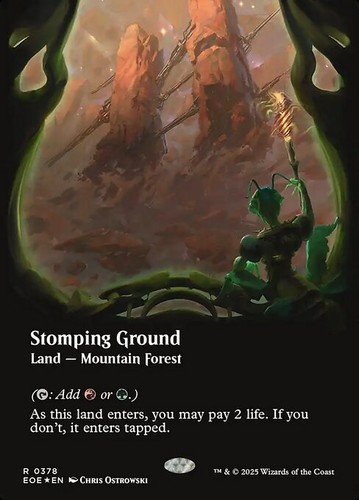 Mtg stomping ground 378 foil - 378,