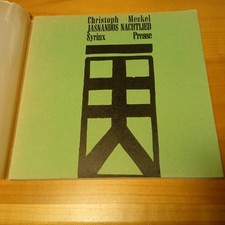 Christoph Meckel: Jasnandos Nachtlied Gedichte mit 5 Linolschnitten 1969, sign.