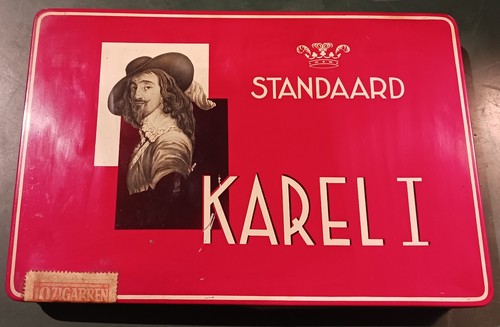 Alte zigarrendose blech karel - alte,
