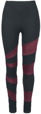 Black Premium by EMP Damen schwarz-rote Leggings