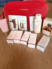 Clarins Probeset Bodylotion Creme Serum inkl. Kosmetiktasche,Wolkenseifen Seife