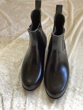 Stiefelette Boots Rubber Schuhe 39 Schwarz