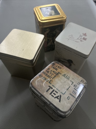 Teedosen 4er set blechdose - teedosen,