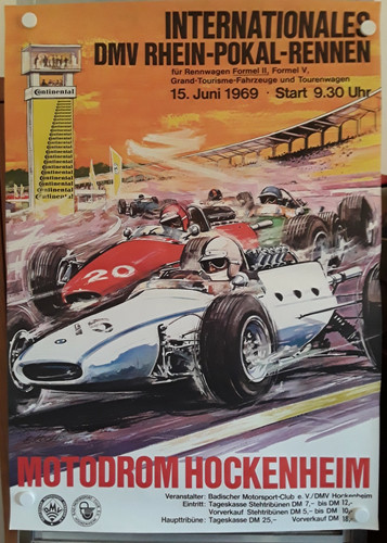 Original renn plakat 1969 - ,